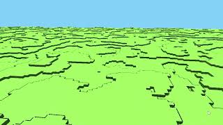 Voxel Engine test - Outline Post Processing Pass