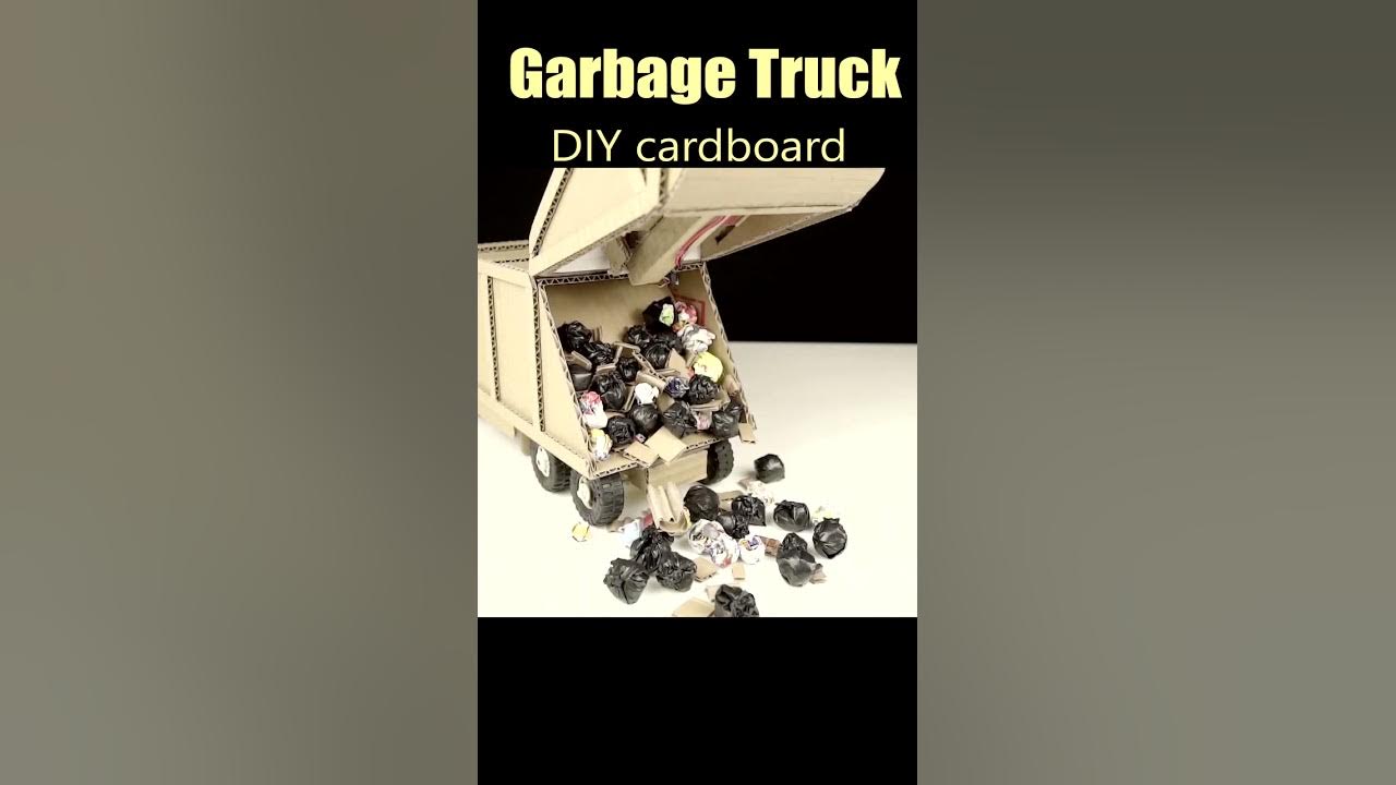 I made Garbage Truck from Cardboard YouTube