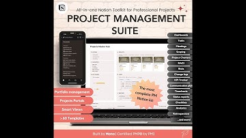 Project Management Suite | Made for Notion - 01 - Overview of the template