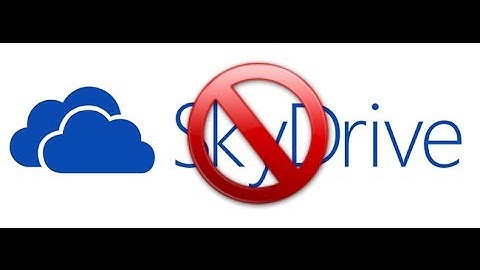 Disable Skydrive Integration in Windows 8.1