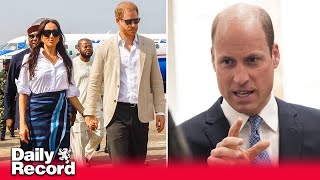 Prince William 'furious' and 'determined to stop' Meghan and Harry after Nigeria tour