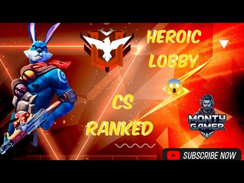 CS RANKED WITH RANDOM PLAYERS | FREE FIRE VIDEO | HEROIC LOBBY 😱| - YouTube