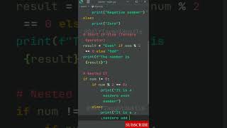 If...Else Operations in Python #coding #code #programming