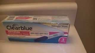 Clearblue Advanced Pregnancy Test with Weeks Estimator - Live Reveal