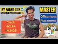 Best Off-Campus Placement & Internship Roadmap 2026 (Crack 20–40 LPA Jobs) By FAANG SDE(Kumar K)