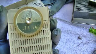 Repairing Two Vintage Pocket Transistor Radios Zenith Royal 50 And Continental