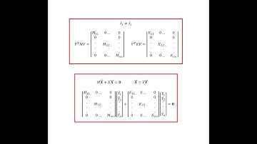 Orthogonality of Eigenvectors and Vibration Decoupling (Another Application of Eigenvectors)