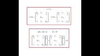 Orthogonality of Eigenvectors and Vibration Decoupling (Another Application of Eigenvectors)