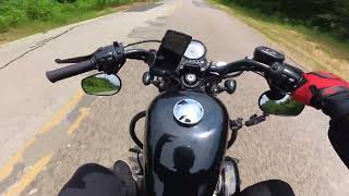 FORTY-EIGHT 48 - Harley Davidson - Vance and Hines Exhausts SOUND ONLY - POV 4K