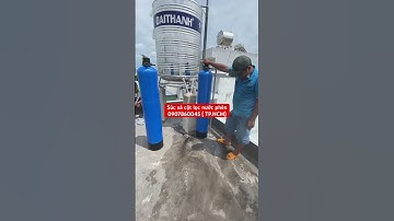 Súc xả cột lọc nước phèn composite