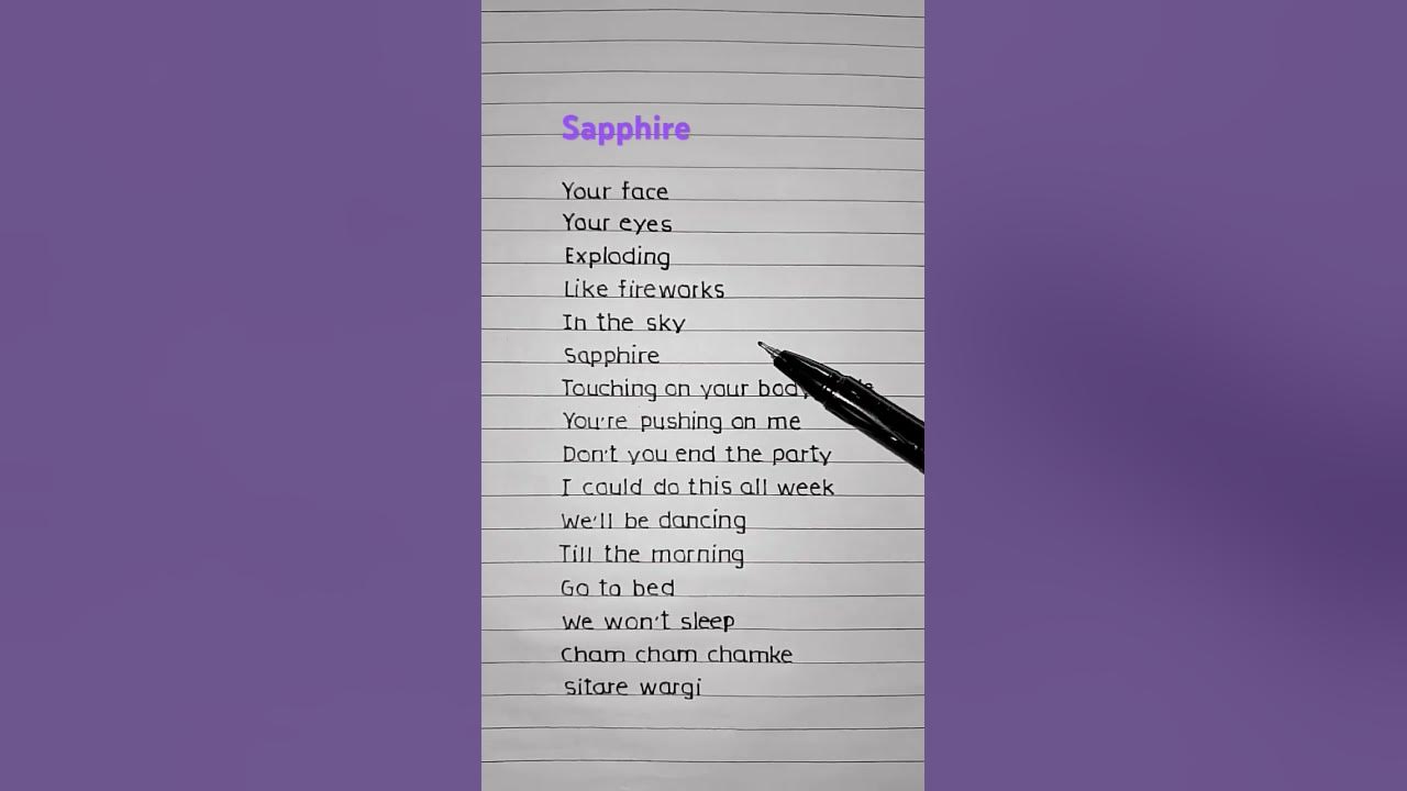 Sapphire🌸 - Ed Sheeran ft. Arijit Singh (Lyrics) #lyrics #song #trending Sapphire🌸 - Ed Sheeran ft. Arijit Singh (Lyrics) #lyrics #song #trending