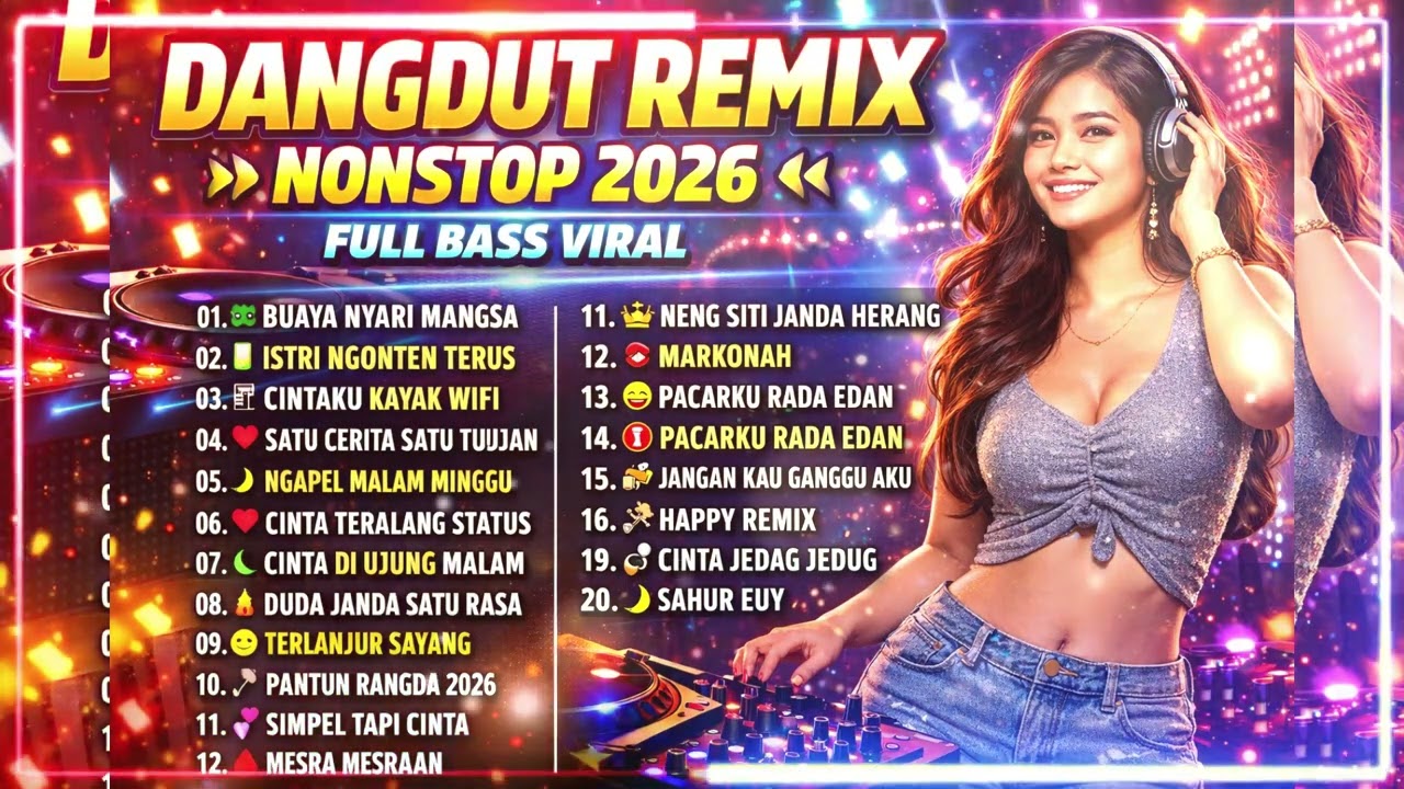 DANGDUT REMIX TERBARU 2026 NONSTOP II FULL BASS VIRAL TIKTOK II AI MUSIK