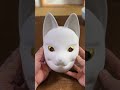 【Fox mask making】#foxmask #shorts #japanesemask #wooden