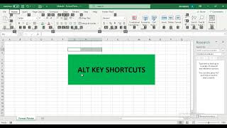 Excel Education | Module 1 | 1.8 Alt key Shortcuts and Creating Custom  Shortcuts in MS EXCEL screenshot 5
