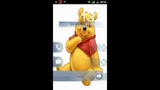 Pooh Bear GO Locker HD screenshot 3