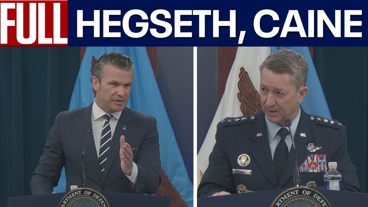 FULL: US bombs Iran - Hegseth, Caine Update | FOX 4 News