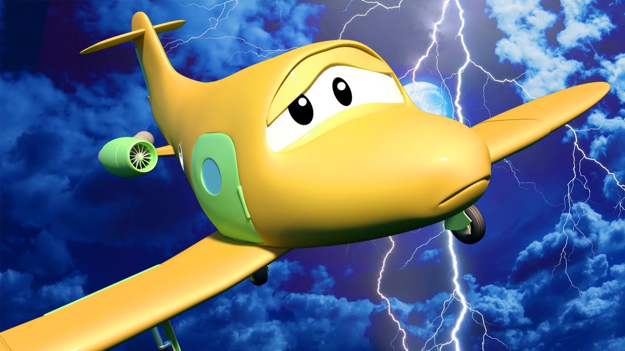 Patrol Policyjny - Awaria w Powietrzu podczas Burzy! - Miasto Samochodów 🚓 🚒 Bajki Dla Dzieci