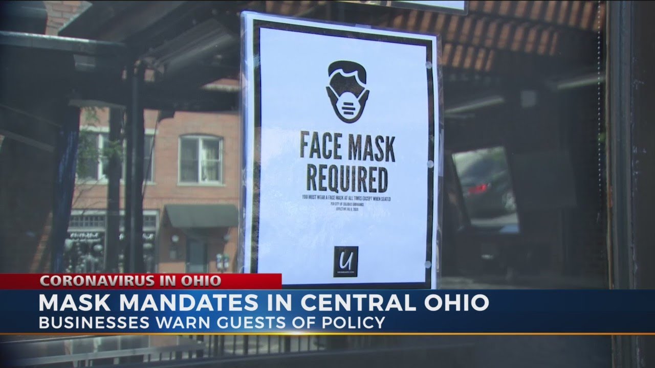 Mask mandates in Central Ohio YouTube