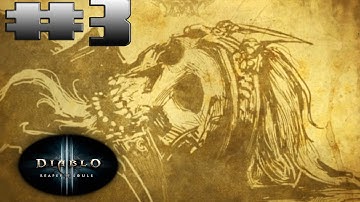 Diablo 3 RoS Crusader Full Game Leveling #3  The Cathedral