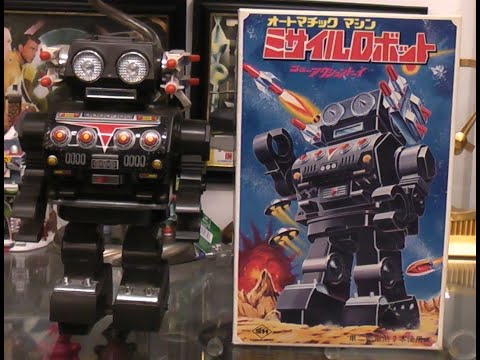 ミサイルロボット Lets play with the 1979 Missile Robot made in Japan, first