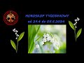 Horoskop tygodniowy  od 29 04 2024 do 05 05 2024