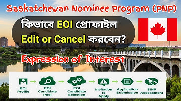 কিভাবে SINP EOI Profile Edit or Cancel করবেন? || How to do SINP EOI Edit Or Cancel?