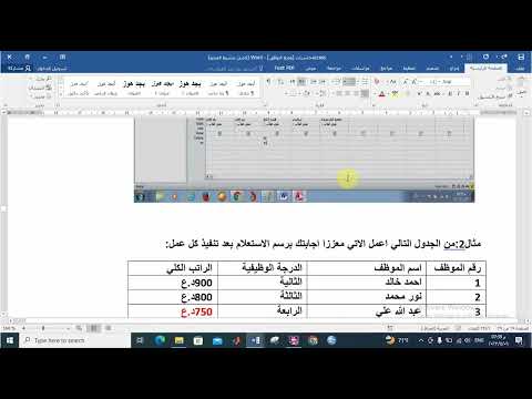 الكلية التربوية المفتوحة حاسوب  المحاضرة الرابعة