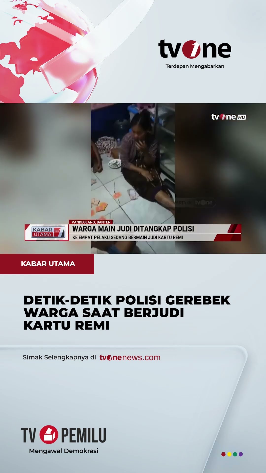Empat Orang Ditangkap saat Tengah Asyik Main Judi Remi | tvOne