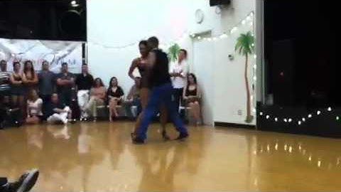 Bryon stroud and sammantha arias bachata performance to "mo