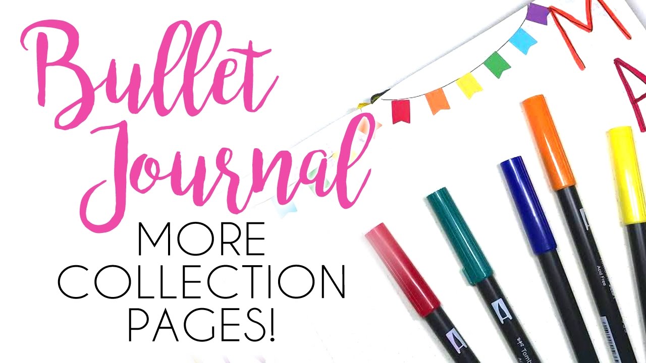 BULLET JOURNAL // More Collection Pages! // PopFizzPaper