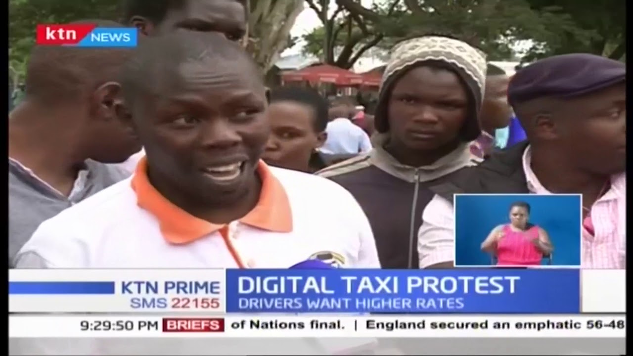 Digital taxi operators go on strike demanding higher rates