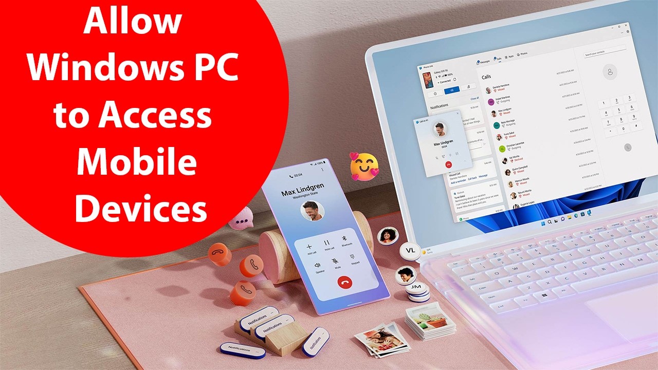 How to Allow Windows PC to Access Your Mobile Devices? - YouTube