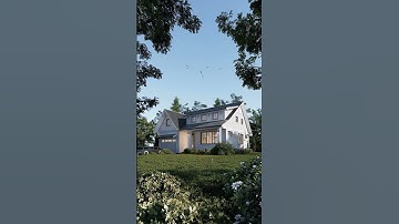 White Oak Modern #renderingservices #archviz #architecture #3drender