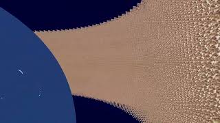 OpenGL - 5 Million Asteroids