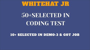 WHITEHAT JR|SELECTION|PROCEDURE|DEMO_CHANNEL TRAILER