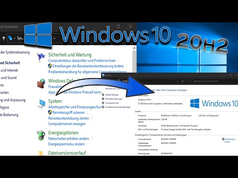 Altes Systemsteuerungs Systemfenster in Windows 10 20H2 (2009) reaktivieren! Deutsch/WQHD