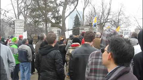 London, Ontario Day Of Action Rally Against Bill C-51 - March 14th 2015