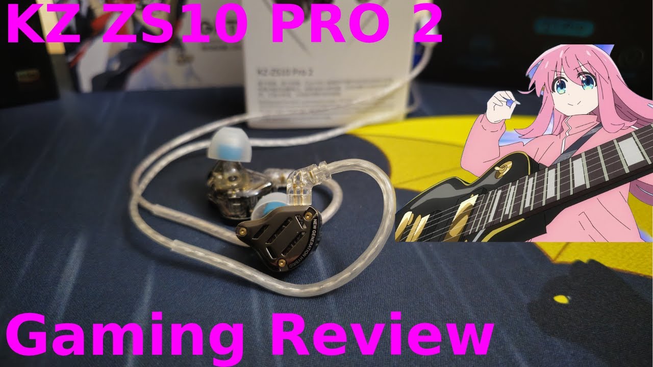 Отличные игровые наушники до 60 долларов. Обзор KZ ZS10 Pro 2