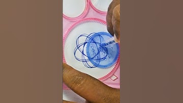 Easy Spirograph Fun: Draw and Relax: 5 |  Draw and Relax"!  | #spirograph  #art  #shorts  #trending