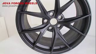 matte black forged wheels - China car wheel supplier