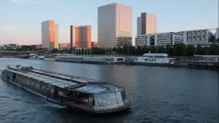Time Lapse - Paris Bibliothèque François Mitterrand BNF soir
