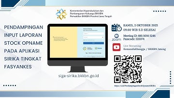 Pendampingan Input Laporan Stock Opname pada Aplikasi SIRIKA Tingkat Fasyankes