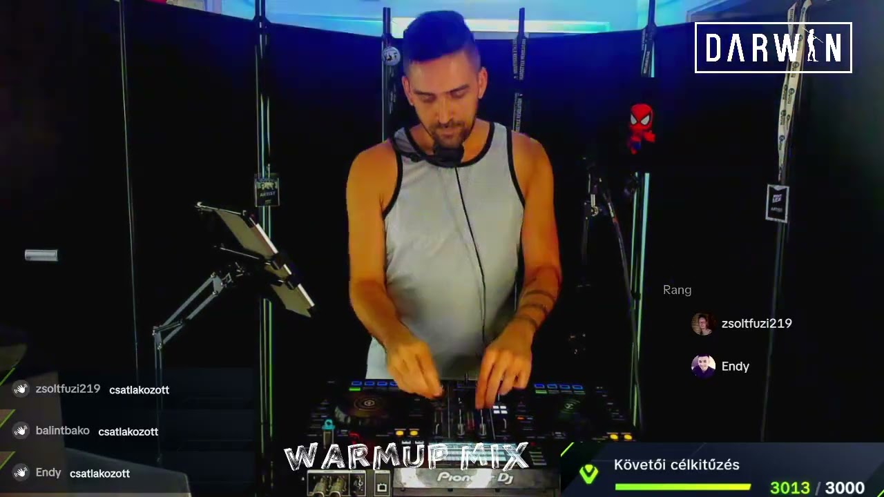 Darwin - Warmup Mix Live at Laza Radio (2025. 09. 13) - Hypertechno  | Dance | Bigroom