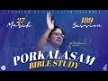 PORKALASAM BIBLE STUDY | SESSION 189 | HISTORY OF ISRAEL | 27 MARCH 2024 | DANIEL FASTING PRAYER