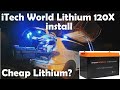 iTech 120X Lithium upgrade in our Y62 Nissan Patrol