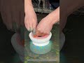 ASMR hydro dip! Ocean print on vase, perfectly satisfying