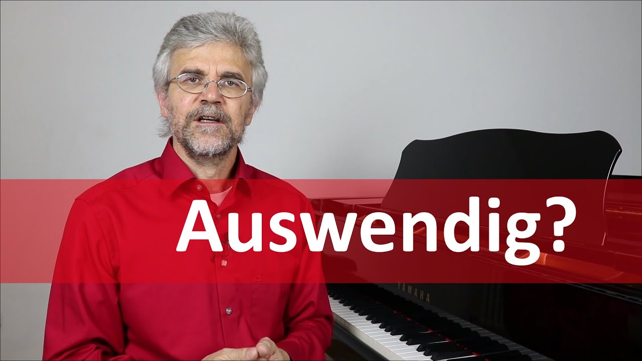 Wie du im fortgeschrittenen Alter Klavierstücke auswendig lernst