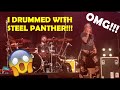 Fan (ME) plays the drums to "Hot For Teacher" with Steel Panther!!! (Ulster Hall, Belfast 2020)