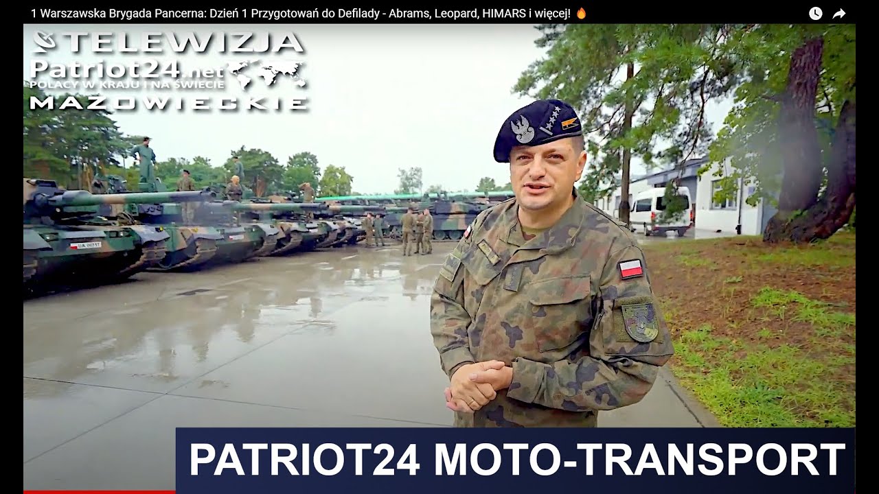 1 Warszawska Brygada Pancerna: Dzień 1 Przygotowań do Defilady - Abrams, Leopard, HIMARS i więcej! 🔥