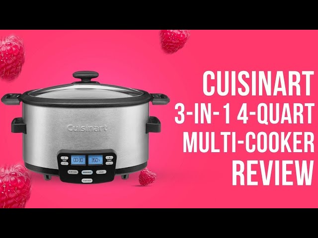 Cuisinart Cook Central 4-Qt. 3-in-1 Multicooker + Reviews